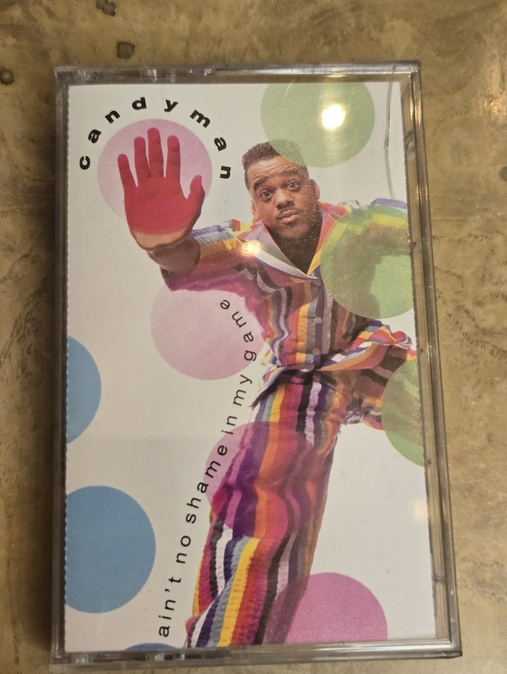 Candyman 'Ain't No Shame in My Game' Colorful Cassette Tape